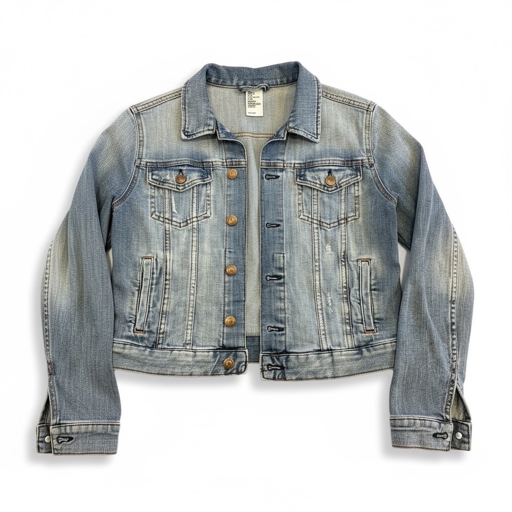 Stylish Blue Women’s Denim Jacket Size 8
